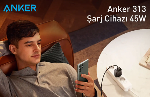 Anker 313 Şarj Cihazı 45W