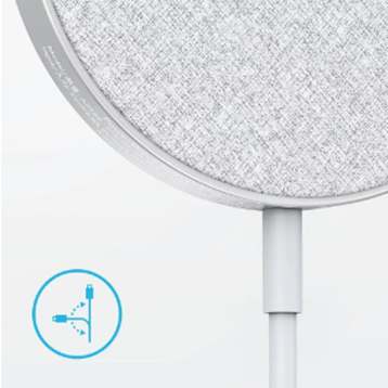 Anker PowerWave Select+ Magsafe Şarj Cihazı A2566 Beyaz Kablosuz Manyetik