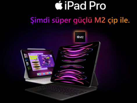 Apple 4.Nesil iPad Pro M2 Wi-Fi 11 128GB MNXD3TUA Tablet Uzay Grisi