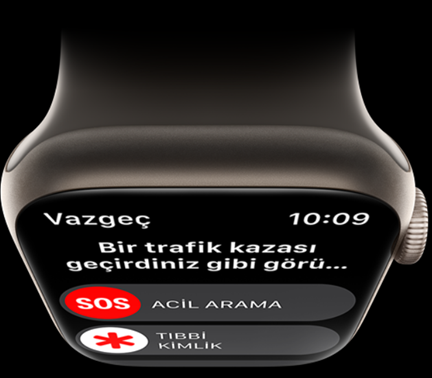 Apple Watch Series 8 GPS 45 mm Gümüş Rengi Alimünyum Kasa Spor Kordon