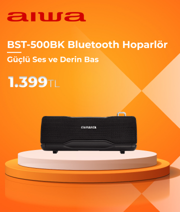 Aiwa BST-500BK Bluetooth Hoparlör Siyah