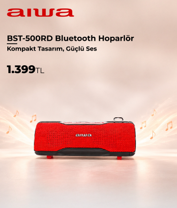 Aiwa BST-500RD Bluetooth Hoparlör Kırmızı