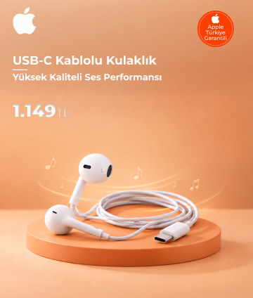 Apple MYQY3TU/A EARPODS (USB-C) Kablolu Kablolu Kulak İçi Kulaklık Beyaz