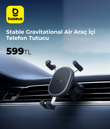 Baseus Stable Gravitational Air Araç İçi Telefon Tutucu 