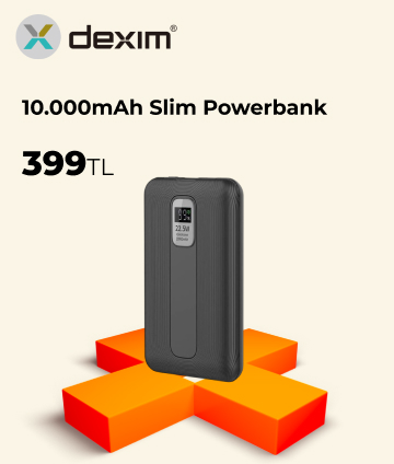 Dexim DCA0062 SY21 10.000mAh Slim Powerbank