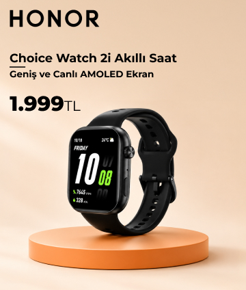 Honor Choice Watch 2i Siyah Akıllı Saat