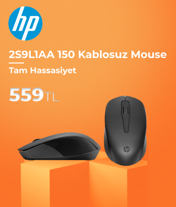 HP 150 2S9L1AA Kablosuz Mouse - Siyah