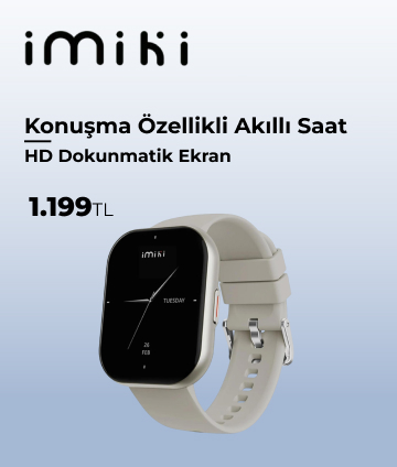 Imilab Imiki SE1 Konuşma Özellikli Akıllı Saat Gri