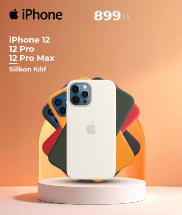 iPhone 12 Pro Max Deri Kılıf Kaliforniya Turuncusu