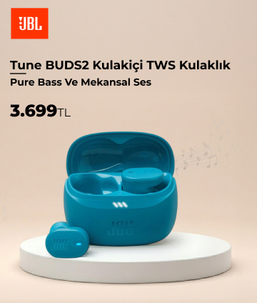 JBL Tune BUDS2 Kulakiçi TWS Kulaklık Turkuaz