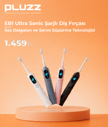 Pluzz EB1 Ultra Sonic Şarjlı Diş Fırçası - Lacivert