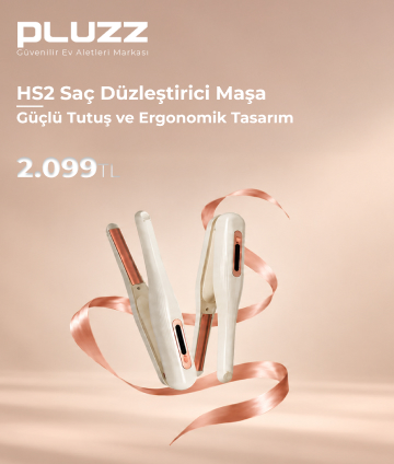 Pluzz HS2 Saç Düzleştirici Maşa İyonlu Şarj Edilebilir Taşınabilir