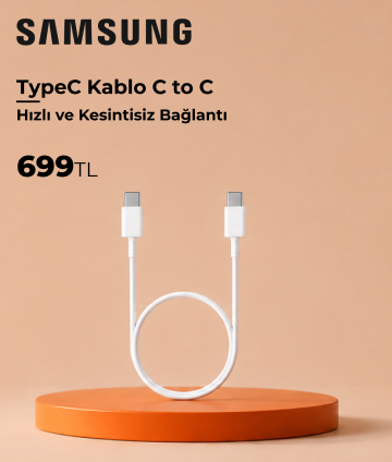 Samsung TypeC Kablo (C to C) Beyaz