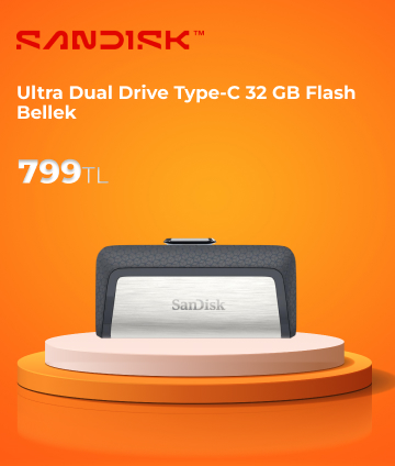 SanDisk Ultra Dual Drive Type-C SDDDC2-032G-G46 32 GB Flash Bellek
