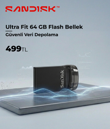 SanDisk Ultra Fit SDCZ430-016G-G46 16 GB Flash Bellek