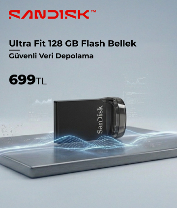 SanDisk Ultra Fit SDCZ430-128G-G46 128 GB Flash Bellek