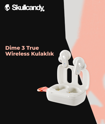 Skullcandy Dime 3 True Wireless Kulaklık Kemik