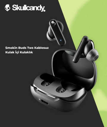 Skullcandy Smokin Buds Tws Kablosuz Kulak İçi Kulaklık Siyah S2TAW-R740