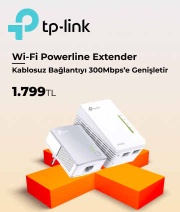 TP Link 300Mbps AV600 Wi-Fi Powerline Extender 2'li Başlangıç Kiti