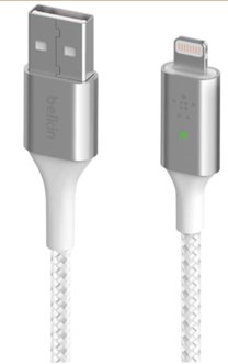 Belkin Smart Led Lightning Kablo 1.2M - Beyaz