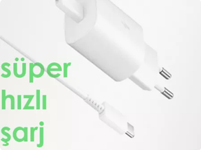 Samsung EP-TA800N TypeC 25W Kablosuz Hızlı Şarj Adaptörü - Beyaz