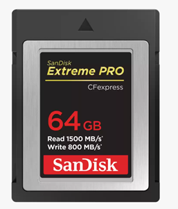 SanDisk Extreme Pro 64 GB 1500 MB/s SDCFE-064G-GN4NN CFexpress Kart