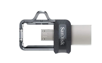 SanDisk Ultra Dual Drive m3 128G Grey Silver