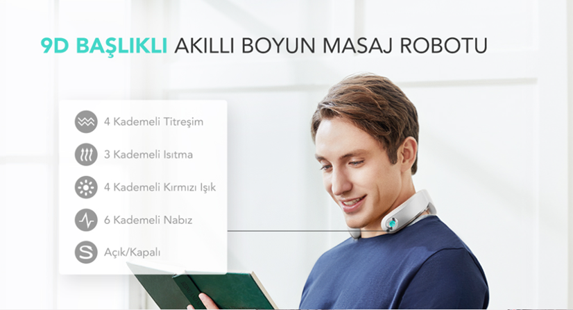 SKG G7Pro Taşınabilir Akıllı Boyun Masaj Robotu