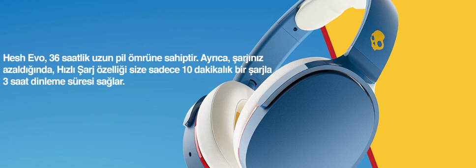 Skullcandy Hesh Evo Kulaklık Siyah S6HVW-N740