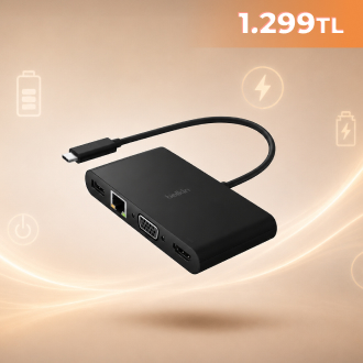 Tüm Bağlantılar Tek Kompakt Adaptörde!