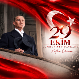 29 Ekim Cumhuriyet Bayramı Kutlu Olsun!