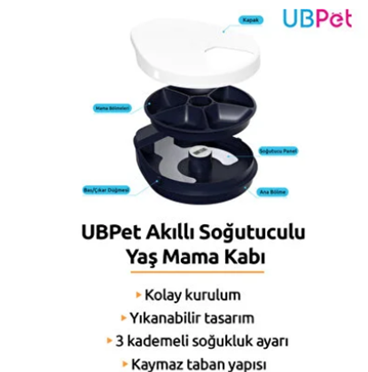 Ubtech UBPET Akıllı Soğutuculu Yaş Mama Kabı