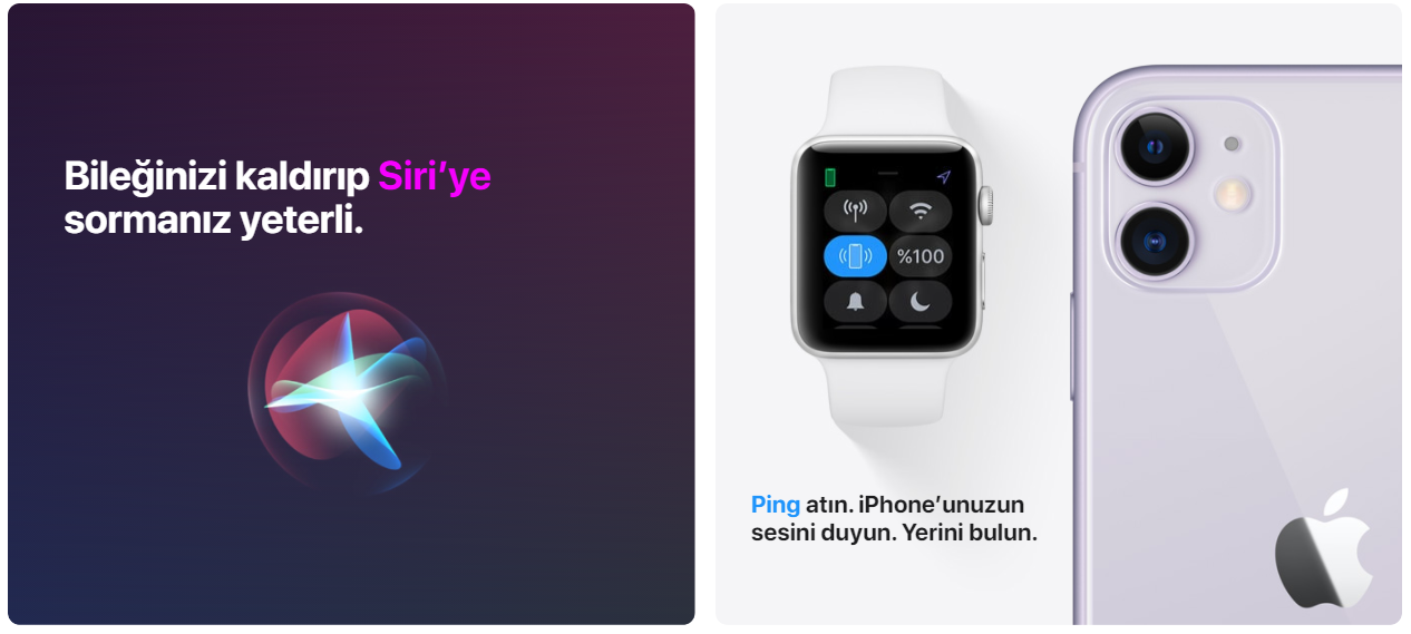Apple Watch Series 3 GPS 42 mm Gümüş Rengi Alüminyum Kasa ve Beyaz Spor Kordon 5