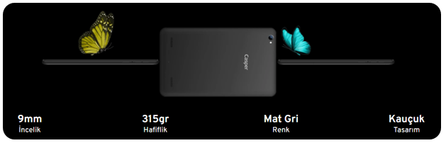 Casper Via S48 8 Tablet Mat Gri 7