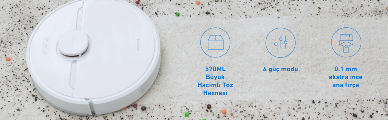 Dreame Robot Vacuum D9 Robot Süpürge 4