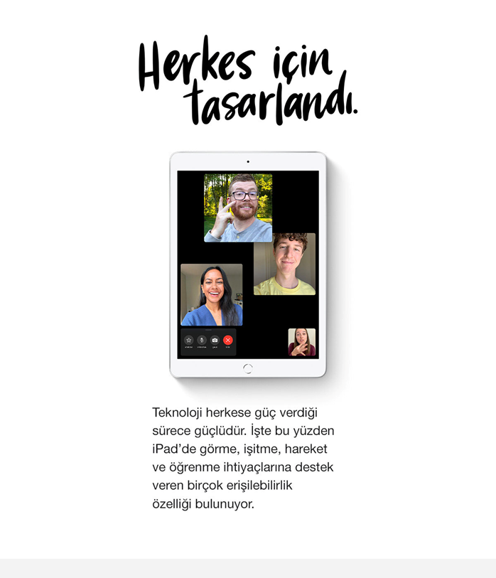 iPad 8.Nesil Wi-Fi Gümüş MYLA2TU/A 32 GB 10.2" Tablet 11