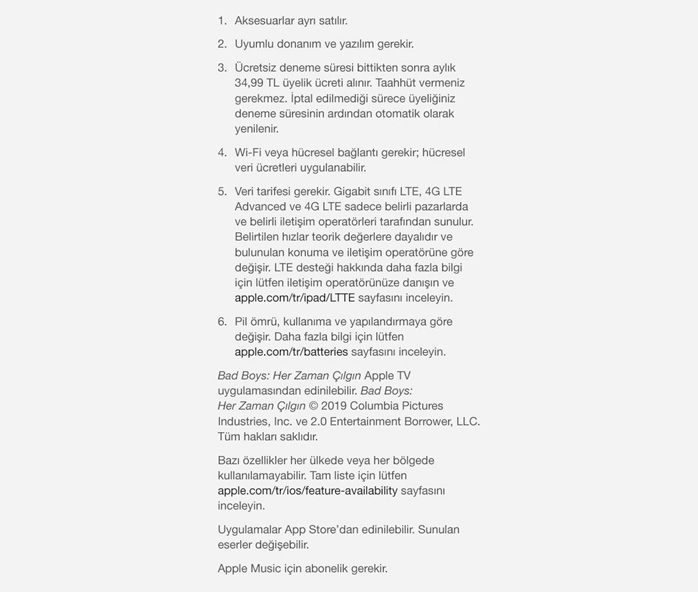 iPad 8.Nesil Wi-Fi Gümüş MYLA2TU/A 32 GB 10.2" Tablet 12