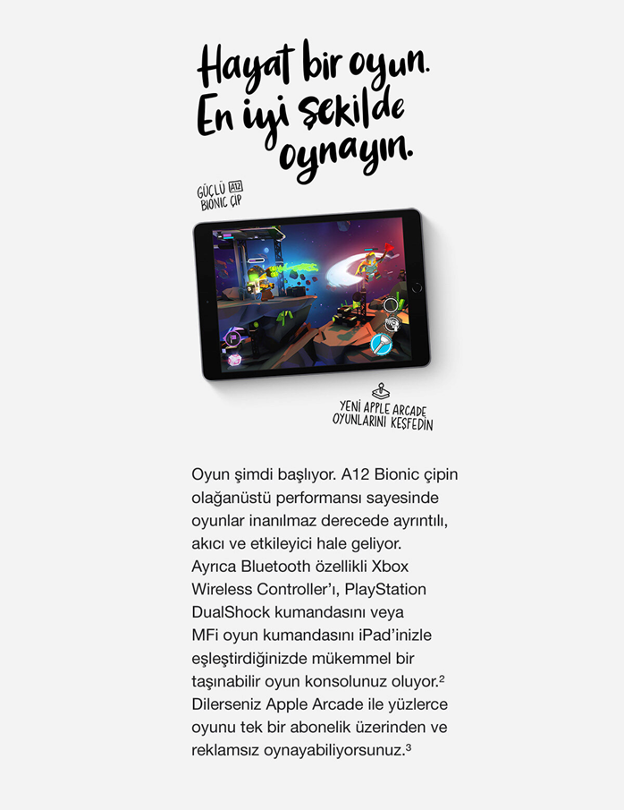 iPad 8.Nesil Wi-Fi Gümüş MYLA2TU/A 32 GB 10.2" Tablet 5