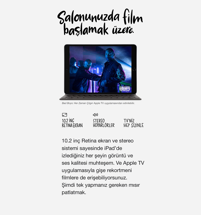 iPad 8.Nesil Wi-Fi Gümüş MYLA2TU/A 32 GB 10.2" Tablet 7