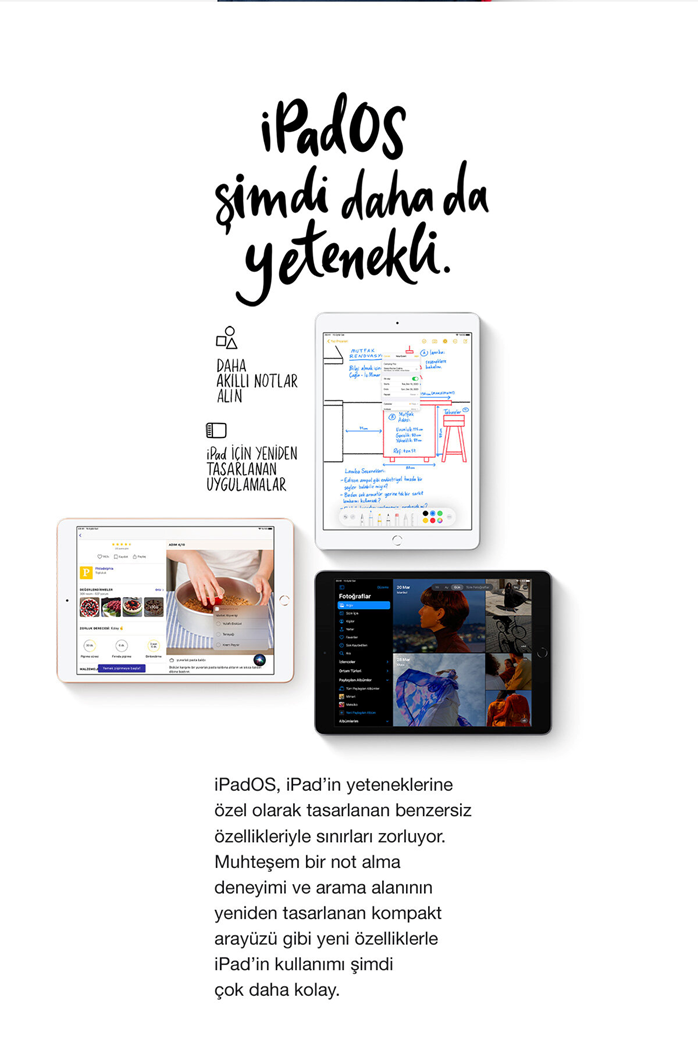 iPad 8.Nesil Wi-Fi Gümüş MYLA2TU/A 32 GB 10.2" Tablet 9