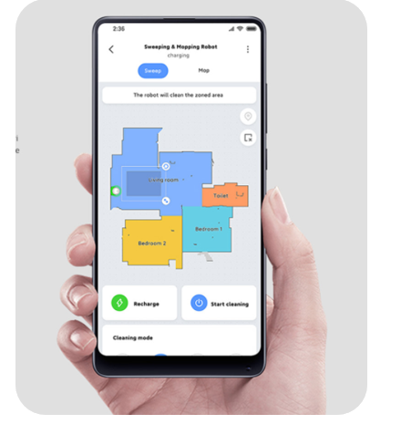 Xiaomi Mi Robot Vacuum Mop Pro Robot Süpürge Beyaz 9