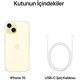Apple iPhone 15 128 GB Sarı