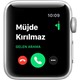 Apple Watch Series 3 GPS 38 mm Gümüş Rengi Alüminyum Kasa ve Beyaz Spor Kordon