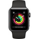 Apple Watch Series 3 GPS 38 mm Uzay Grisi Alüminyum Kasa ve Siyah Spor Kordon
