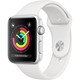 Apple Watch Series 3 GPS 42 mm Gümüş Rengi Alüminyum Kasa ve Beyaz Spor Kordon