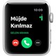 Apple Watch Series 3 GPS 42 mm Gümüş Rengi Alüminyum Kasa ve Beyaz Spor Kordon