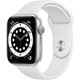 Apple Watch Series 6 GPS 40mm Silver Alüminyum Kasa ve Beyaz Spor Kordon