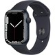 Apple Watch Series 7 GPS 45mm Gece Yarısı Alüminyum Kasa ve Gece Yarısı Spor Kordon Akılı Saat
