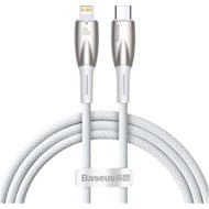 Baseus Glimmer Series 20W 100 Cm Type-C To Lightning Şarj Kablosu - Beyaz