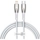 Baseus Glimmer Series 20W 100 Cm Type-C To Lightning Şarj Kablosu - Beyaz